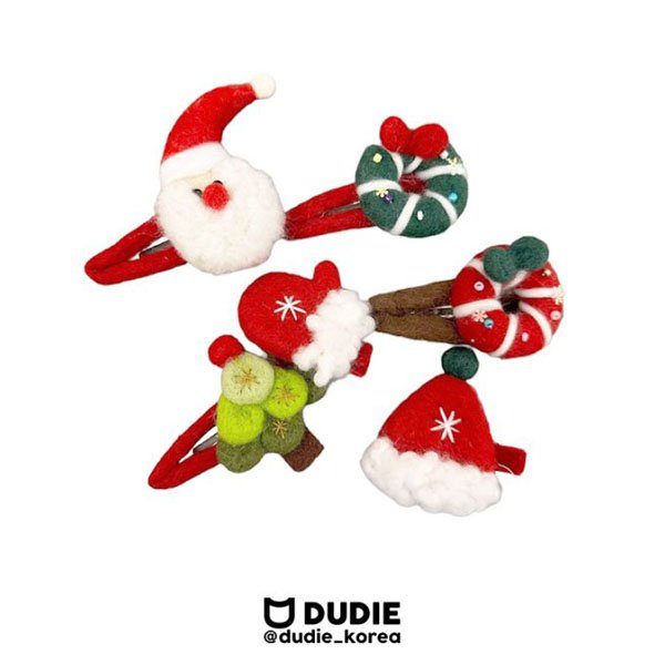 크리스마스핀 산타 트리 모자 장갑 레드사탕 그린사탕 FREE 국내