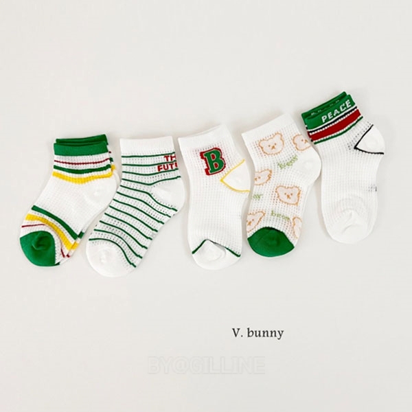 바닐라버니KC 보스턴양말세트*M(130-150)~XL(180-210)*