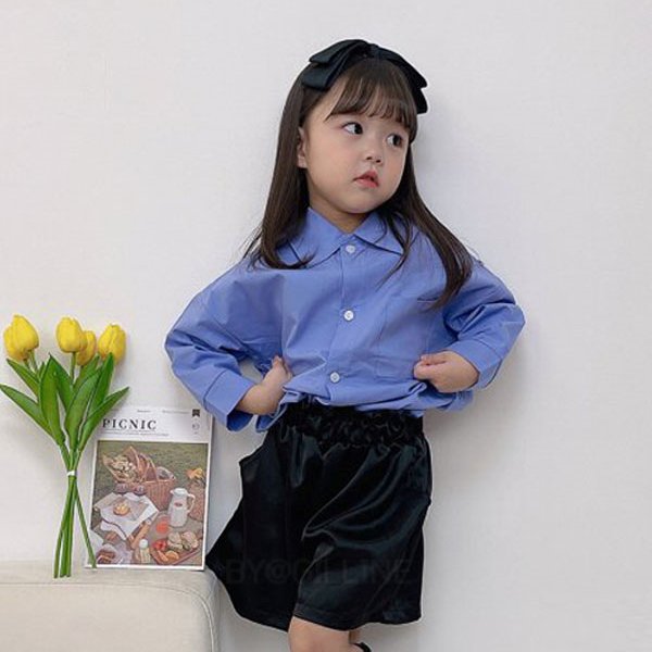 루즈핏셔츠 아이보리 블루 XS-XXL 국내