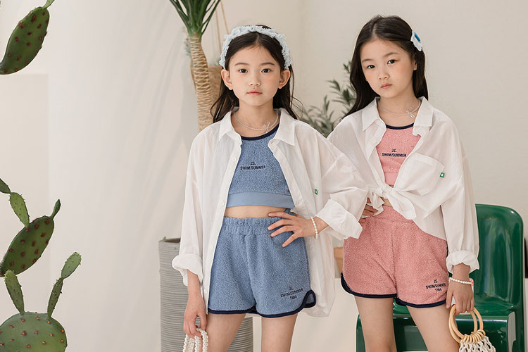 지안클로버KC 썸머셔츠*3~19*