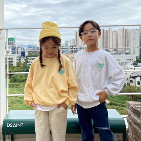 헬로하트자수맨투맨*5~17*