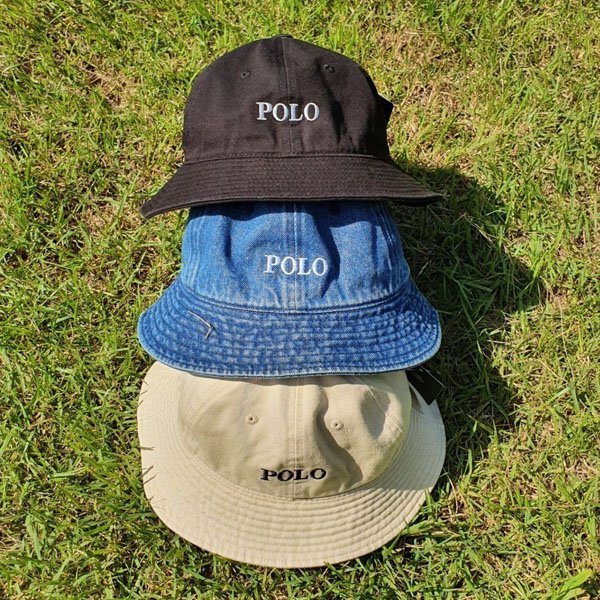 POLO육각벙거지(정품) 진청 베이지 블랙 FREE(4-6세) 국내