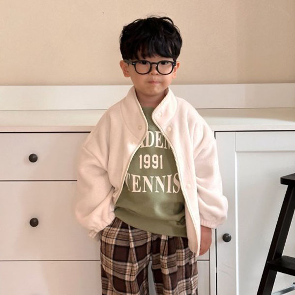 베일리 체인플리스점퍼 키즈 주니어 유아동복 상의 아우터 등원룩 데일리 나들이
