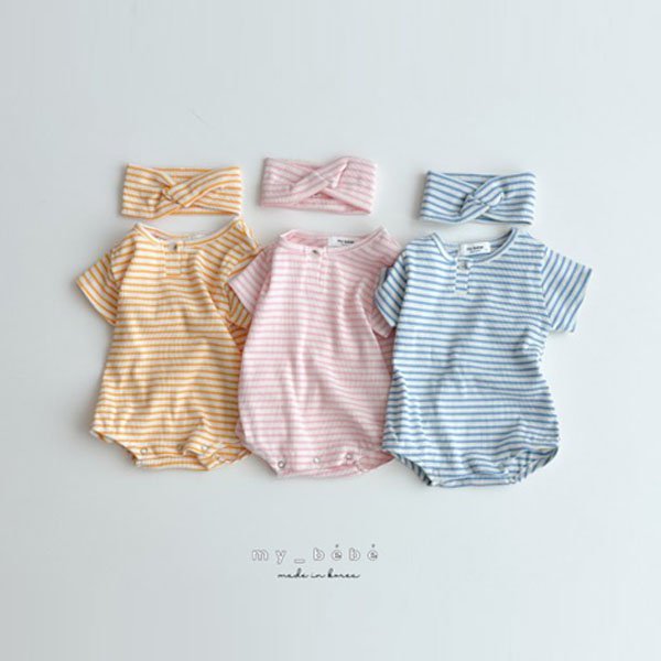 마이베베 쫄쫄이슈트세트 헤어밴드포함 유아동 아기옷 베이비 데일리 나들이