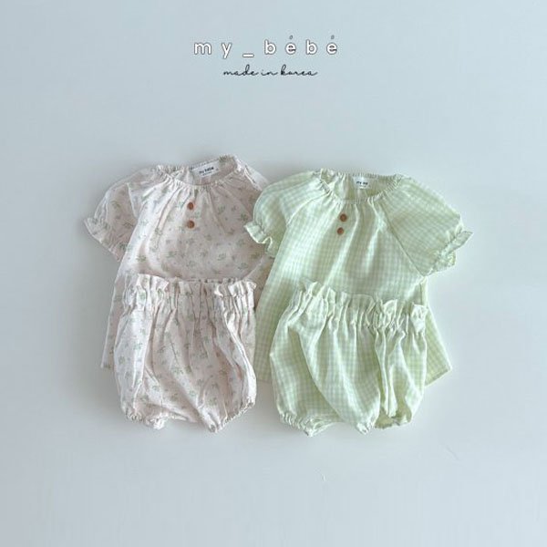 마이베베 썸머블루머세트 유아동복 베이비 아기옷 데일리 나들이